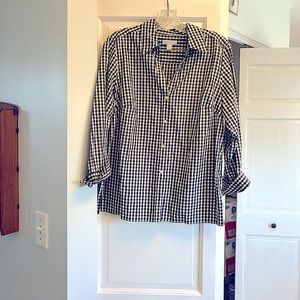 Charter Club button down blouse-size 12
